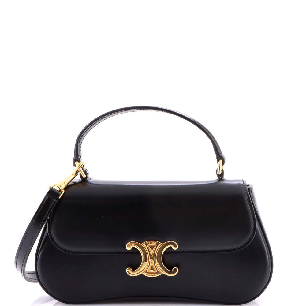 Celine Teen Lola Triomphe Top Handle Bag Leather
